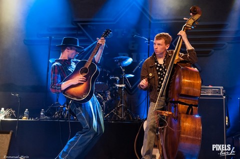 SUBWAY COWBOYS super concert sur la scène d'American Journeys Cambrai - Photographe Emmanuel MARIN