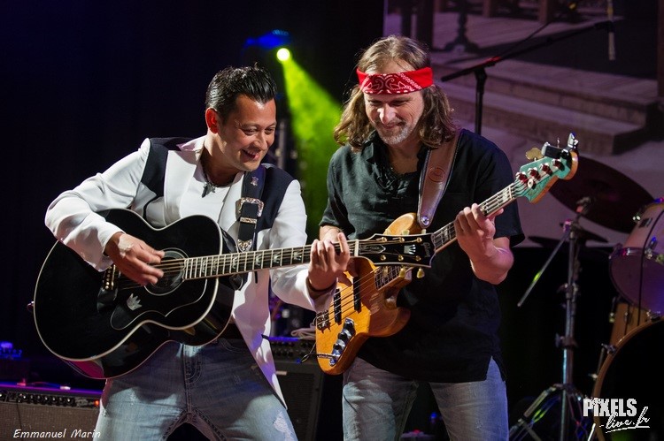 Laurent lors du concert des MARIOTTI BROTHERS au festival SALVAGNY COUNTRY TOUR 2015 - Photographe: Emmanuel Marin - photo 3