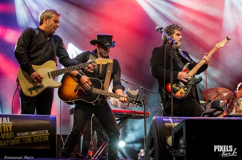 Gildas ARZEL avec Erik SITBON & The Ghost Band - Photo Emmanuel MARIN