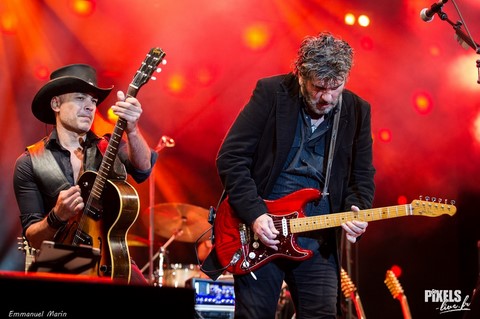 Gildas ARZEL avec Erik SITBON & The Ghost Band - Photo Emmanuel MARIN